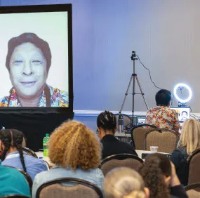 Behind the scenes—and on the screen—with virtual training master John Chen.