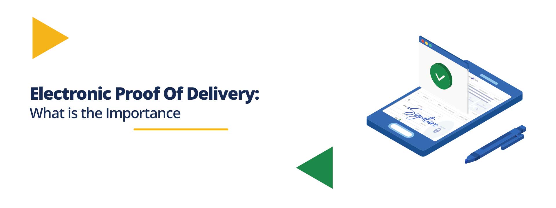 Electronic Proof Of Delivery