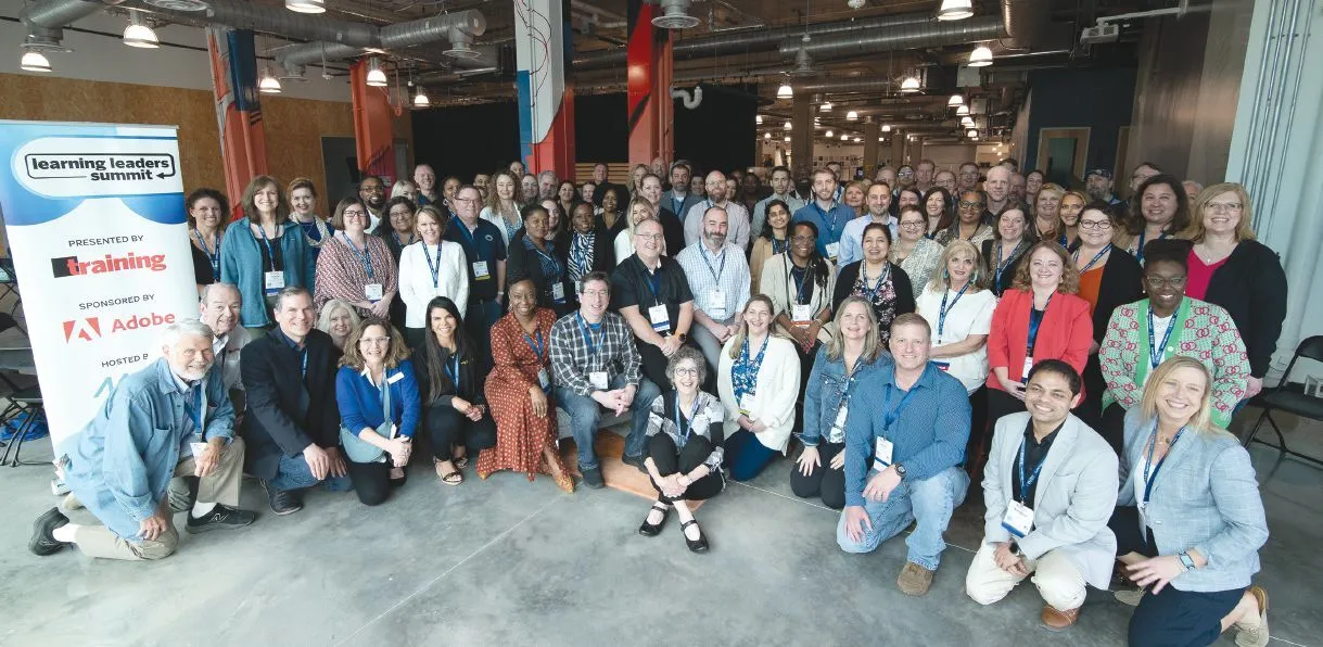 Learning Leaders Summit attendees gather in the foyer at MS2 LakeNona Accelerator. PHOTOGRAPHY BY HUGHES FIORETTI PHOTOGRAPHY
